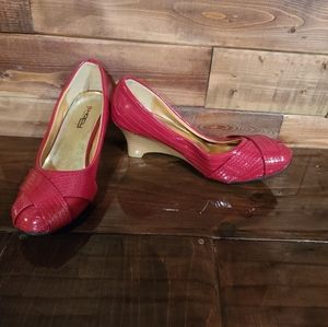 Red shoe